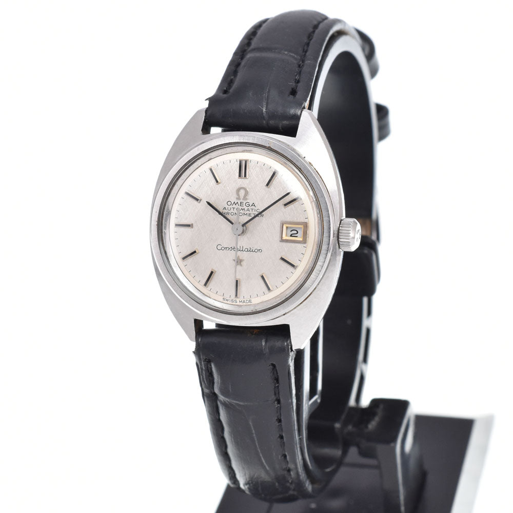 OMEGA Constellation 568.001 vintage Date Cal.682 Silver Dial Automatic Ladies
 Watch E#149760