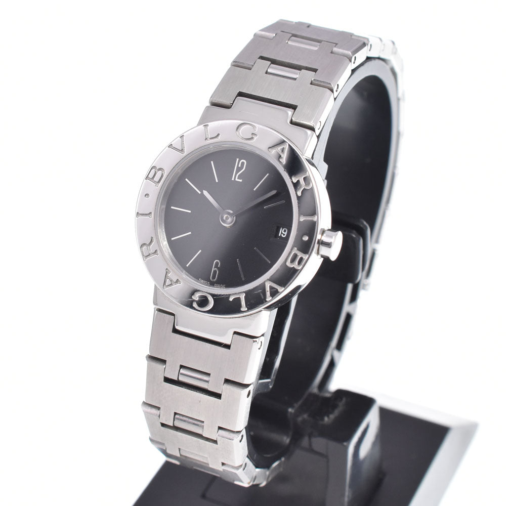BVLGARI Bvlgari Bvlgari BB23SSD black Dial Quartz Ladies
 Watch D#149765