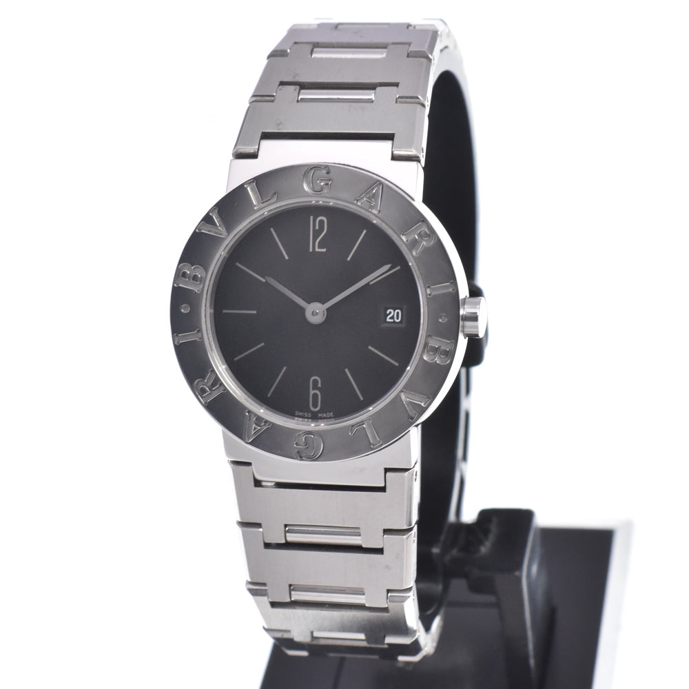 with paper BVLGARI Bvlgari Bvlgari BB26SS Date black Dial Quartz Ladies
 Watch D#149766