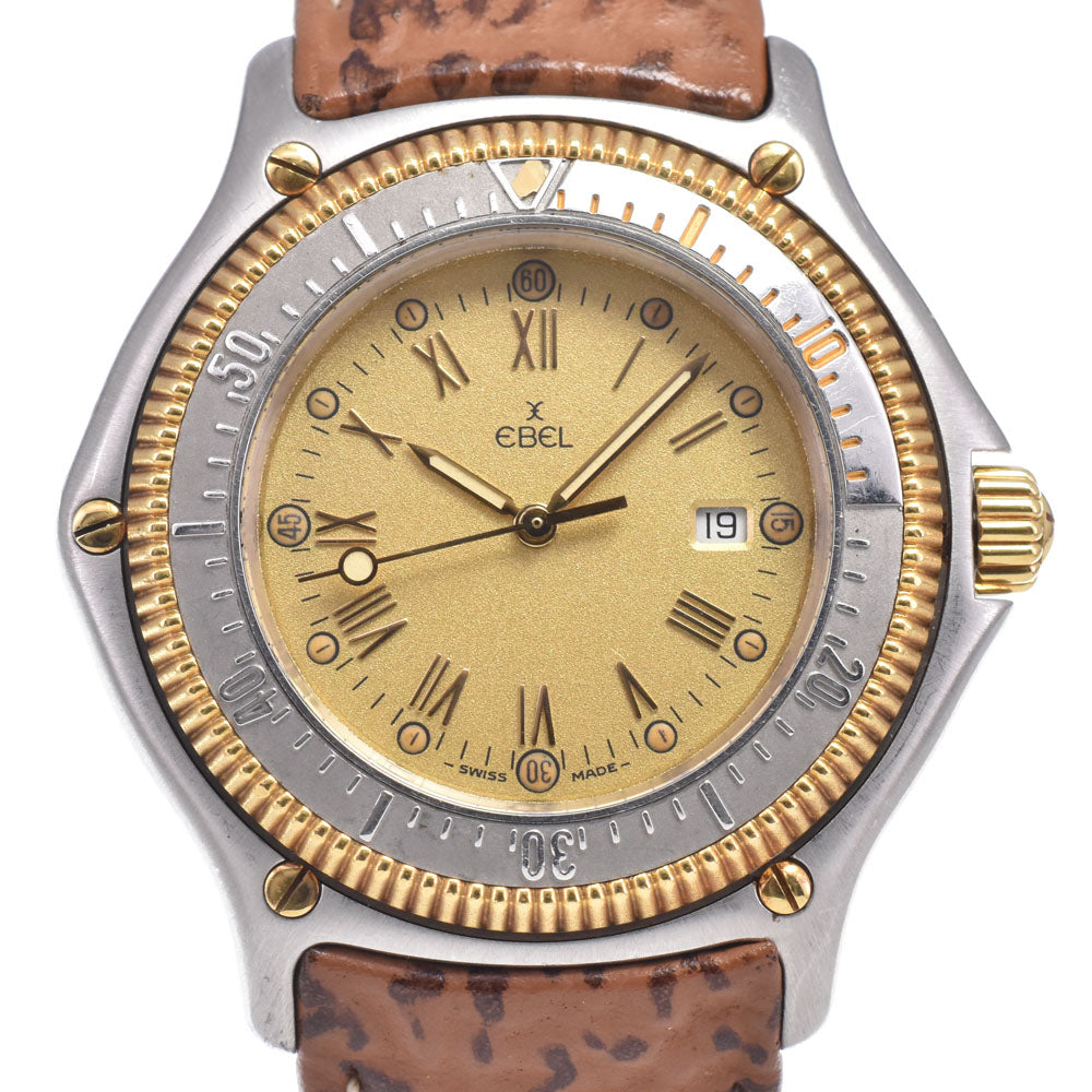 EBEL Discovery 183913 Date gold Dial Quartz Men's
 Watch D#149767