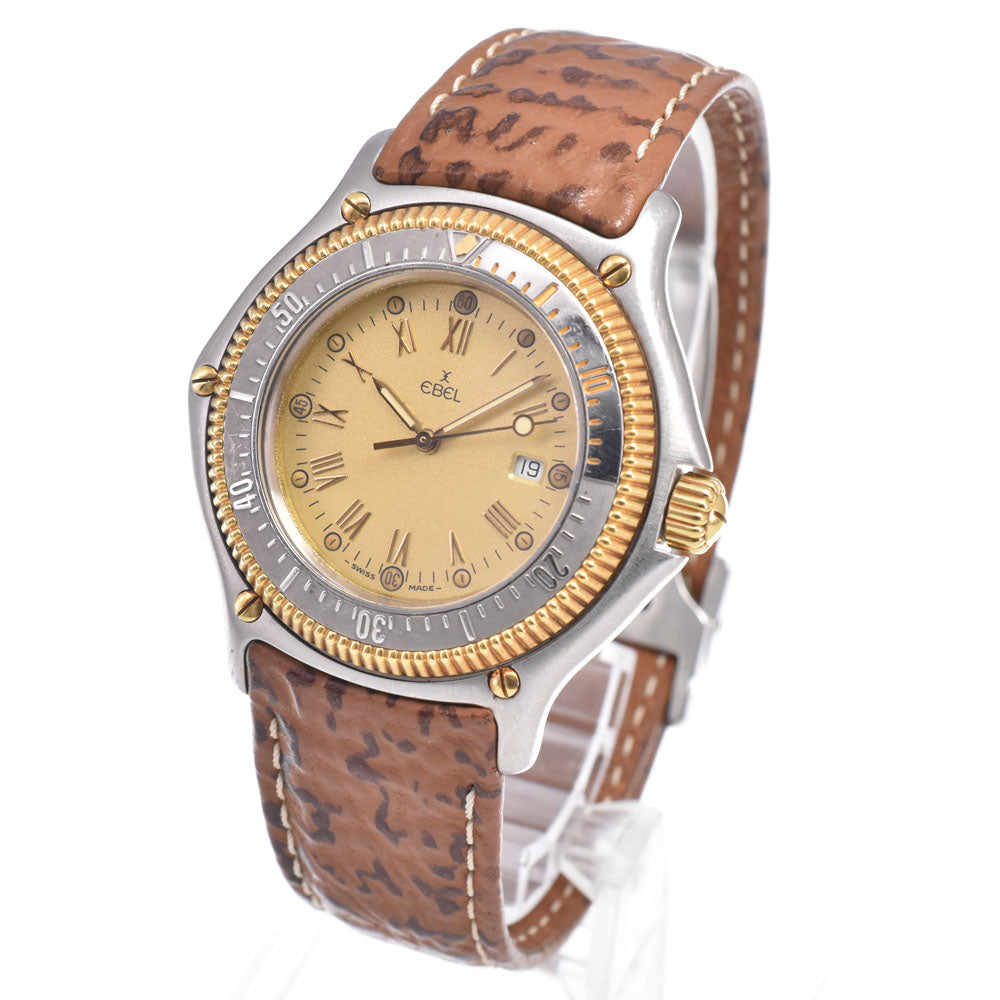 EBEL Discovery 183913 Date gold Dial Quartz Men's
 Watch D#149767