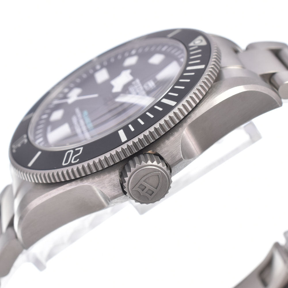 with paper TUDOR Lagos 25610TNL-0001 black Dial Automatic Men's
 Watch D#149768