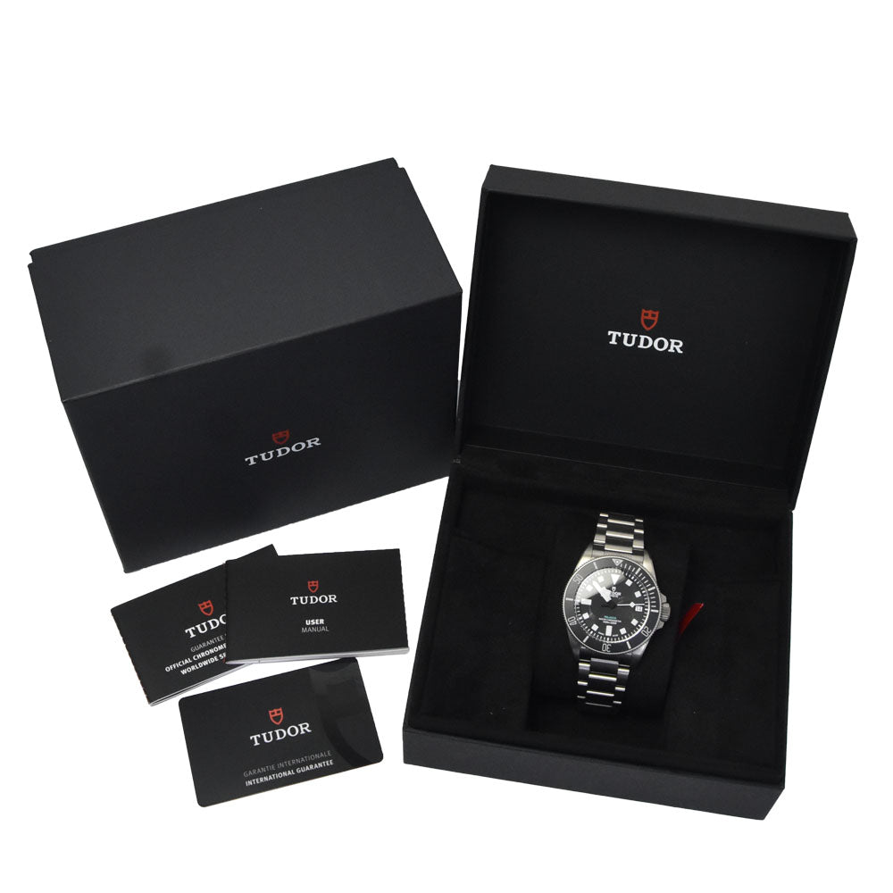 with paper TUDOR Lagos 25610TNL-0001 black Dial Automatic Men's
 Watch D#149768