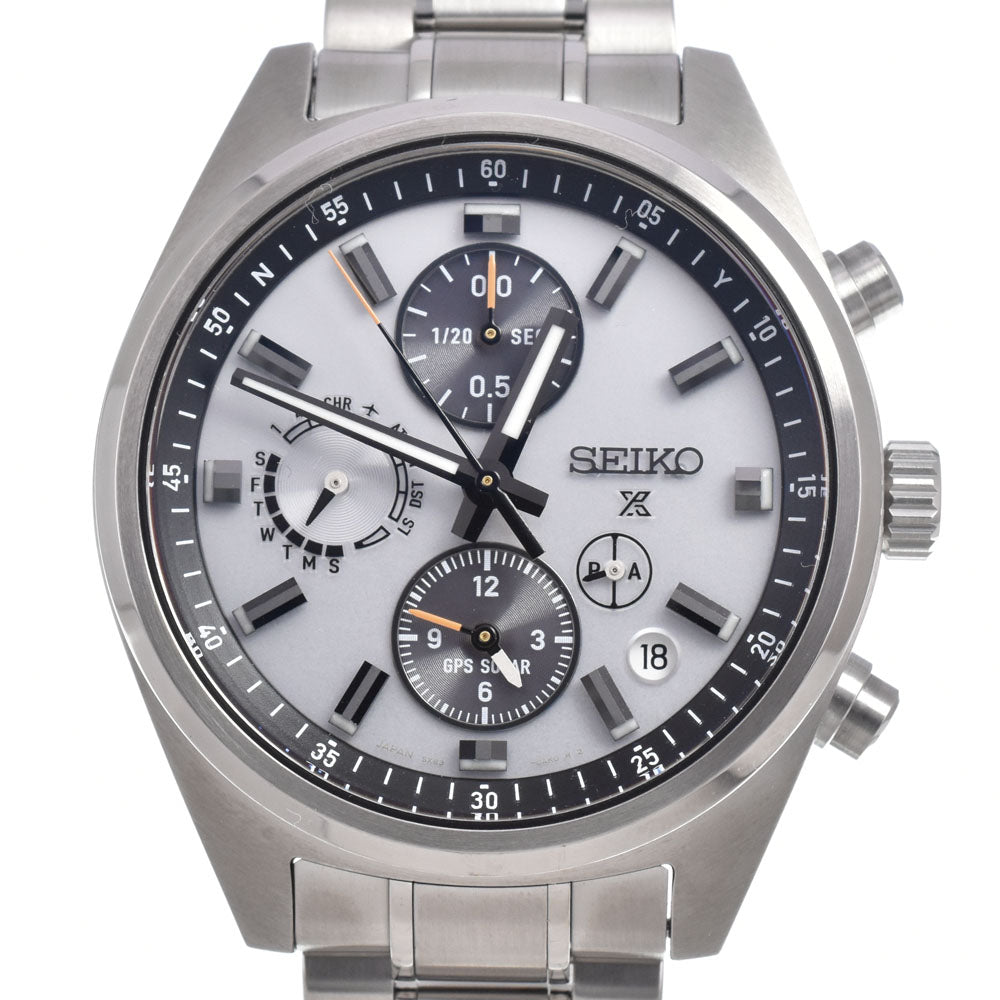 SEIKO Prospex SBED009 Date Silver Dial GPS Solar Men's
 Watch D#149771
