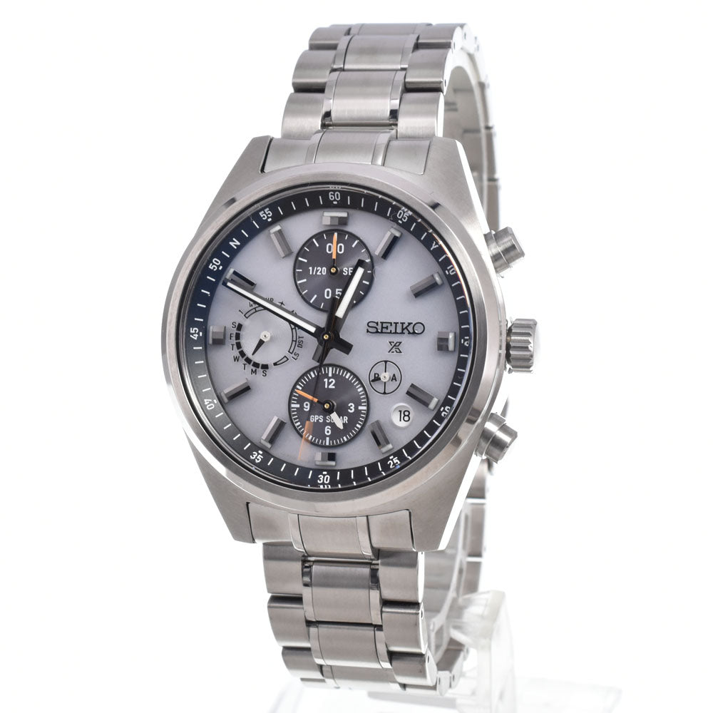 SEIKO Prospex SBED009 Date Silver Dial GPS Solar Men's
 Watch D#149771
