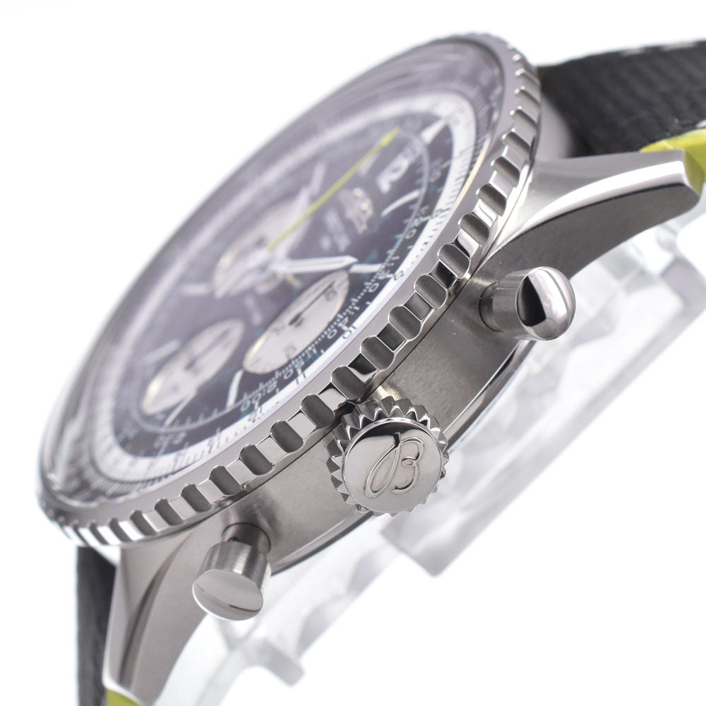 with paper BREITLING Navitimer B01 EB0138 Chronograph 43 Black / green Dial Automatic Men's
 Watch D#149775