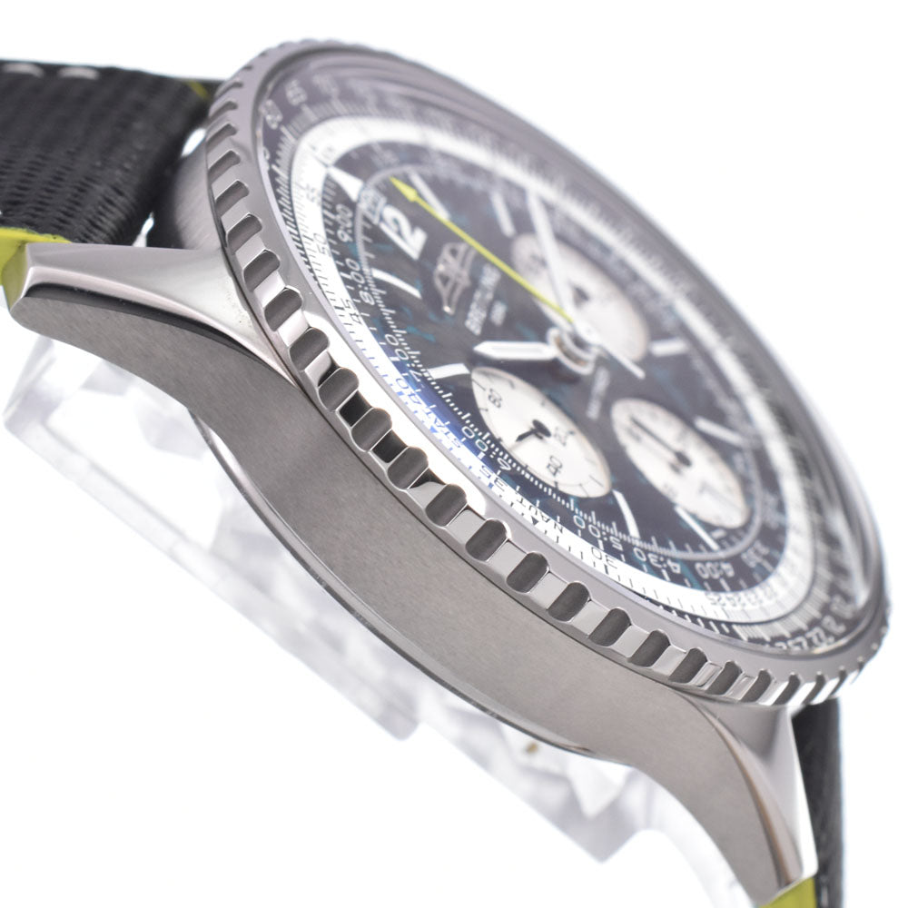 with paper BREITLING Navitimer B01 EB0138 Chronograph 43 Black / green Dial Automatic Men's
 Watch D#149775