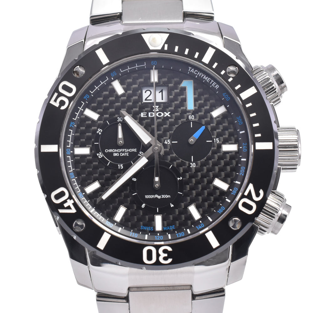 EDOX Class 1 chrono offshore 10021 Big date black Dial Quartz Men's
 Watch D#149776