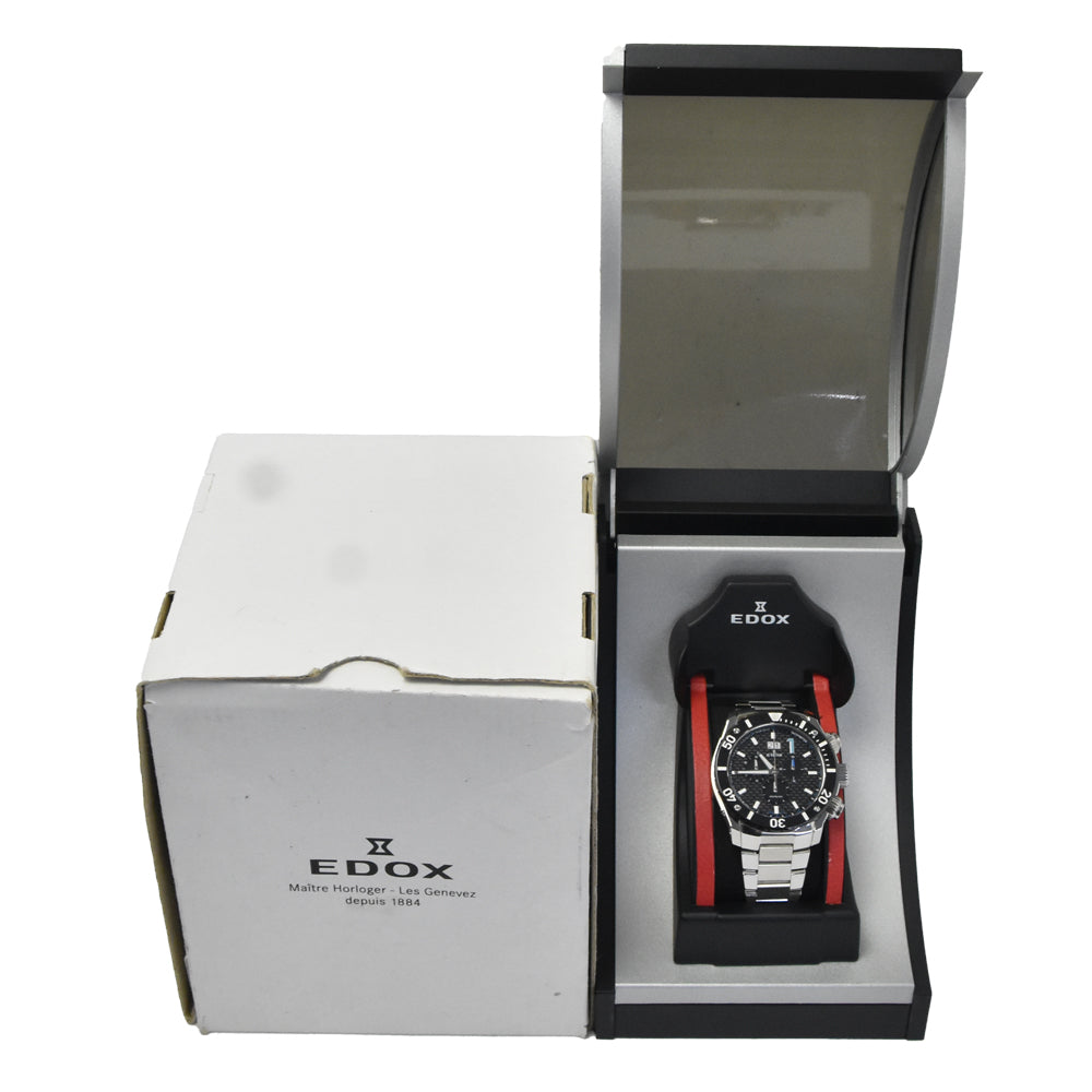 EDOX Class 1 chrono offshore 10021 Big date black Dial Quartz Men's
 Watch D#149776