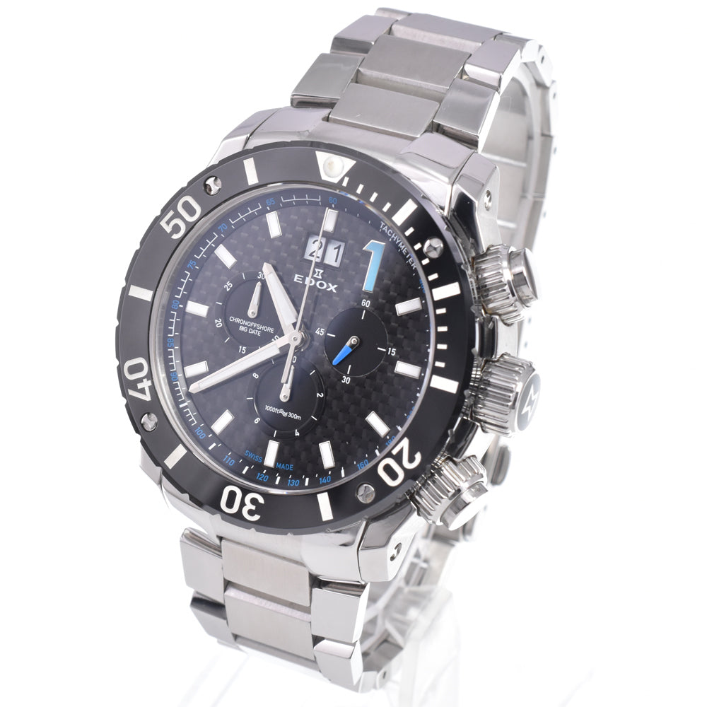 EDOX Class 1 chrono offshore 10021 Big date black Dial Quartz Men's
 Watch D#149776