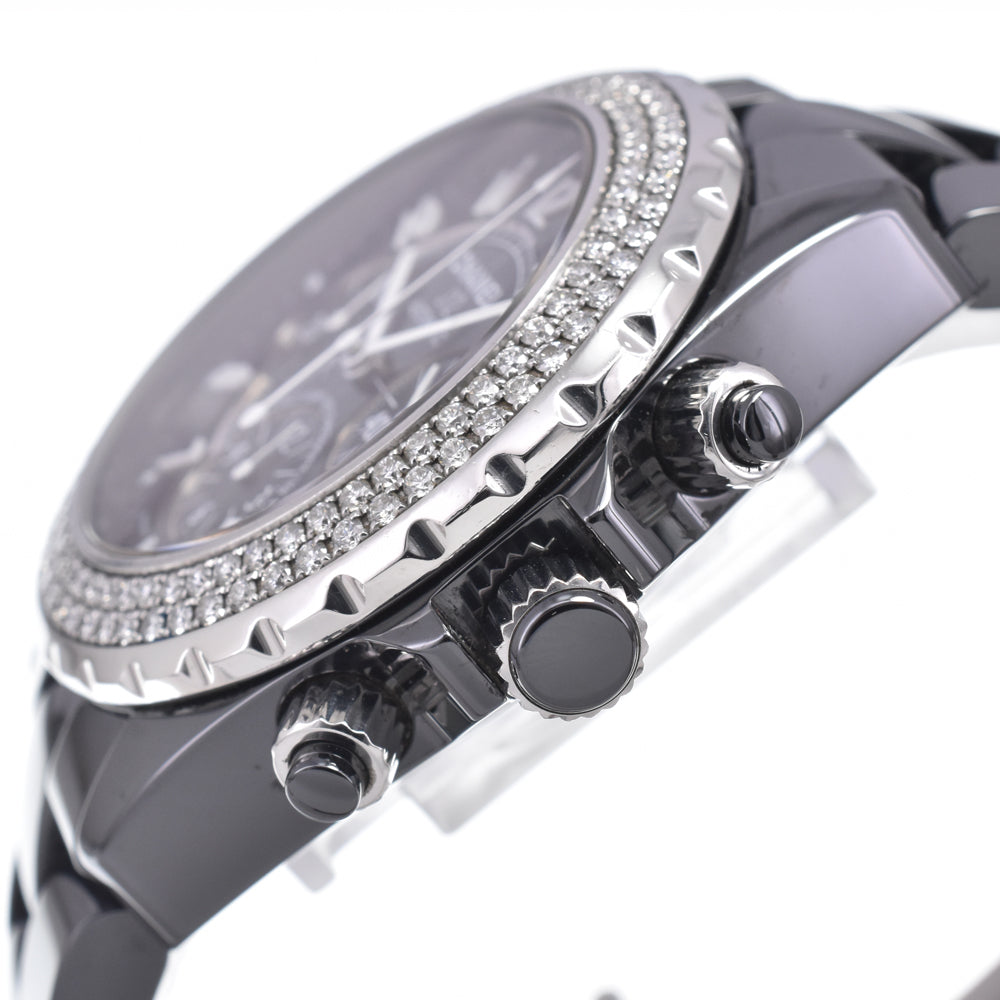 CHANEL J12 H0685 Diamond Bezel black Dial Automatic Men's
 Watch D#149777