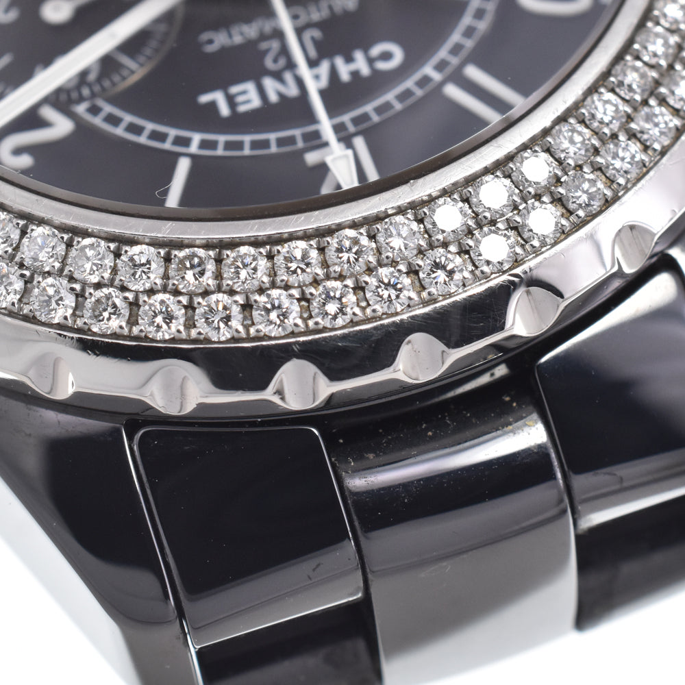 CHANEL J12 H0685 Diamond Bezel black Dial Automatic Men's
 Watch D#149777