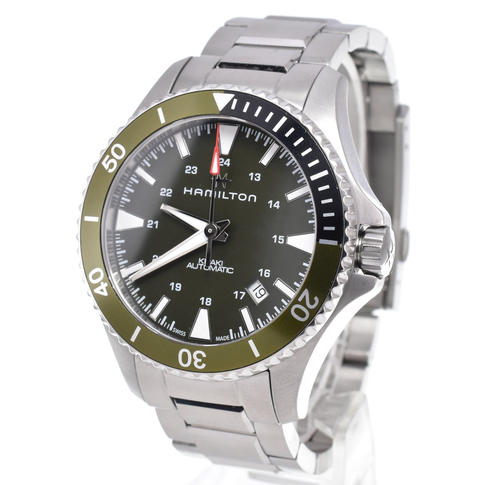 HAMILTON Khaki Navy H823751 green Dial Automatic Men's
 Watch D#149778