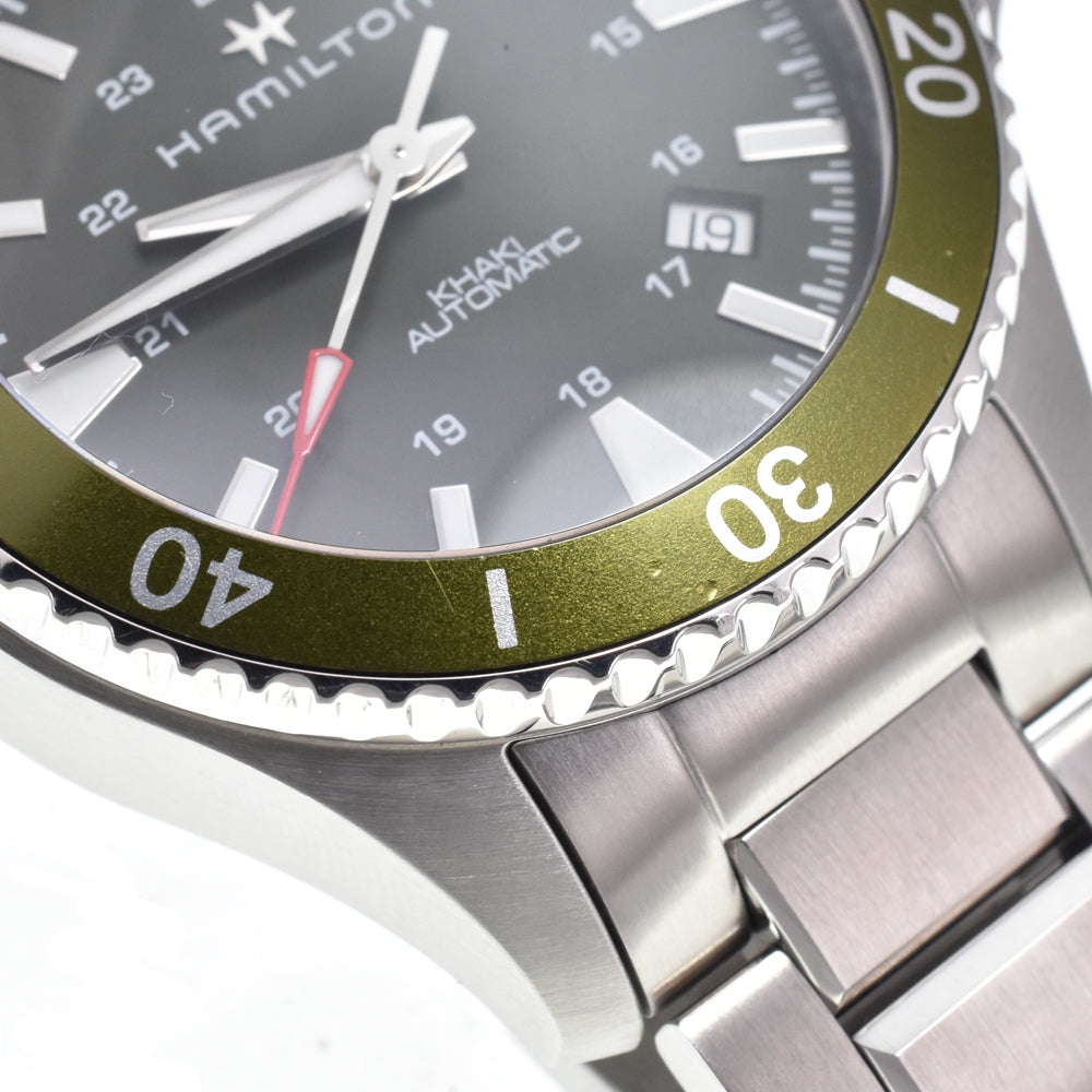 HAMILTON Khaki Navy H823751 green Dial Automatic Men's
 Watch D#149778
