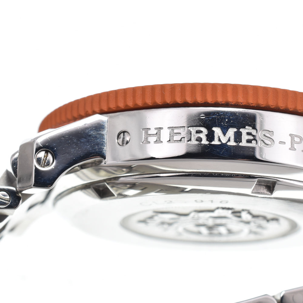 HERMES clipper divers CL2.916 Chronograph Orange Dial Quartz Men's
 Watch D#149779