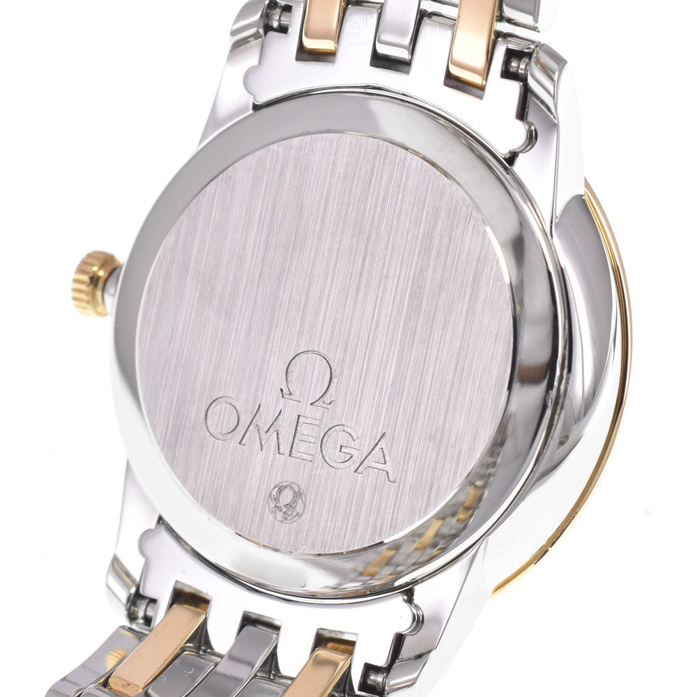 with paper OMEGA De Ville Prestige 424.20.27.60.58.001 Stainless Steel/K18YG 8P Diamond gold Dial Quartz Ladies
 Watch E#149781