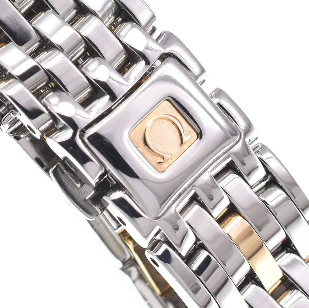 with paper OMEGA De Ville Prestige 424.20.27.60.58.001 Stainless Steel/K18YG 8P Diamond gold Dial Quartz Ladies
 Watch E#149781