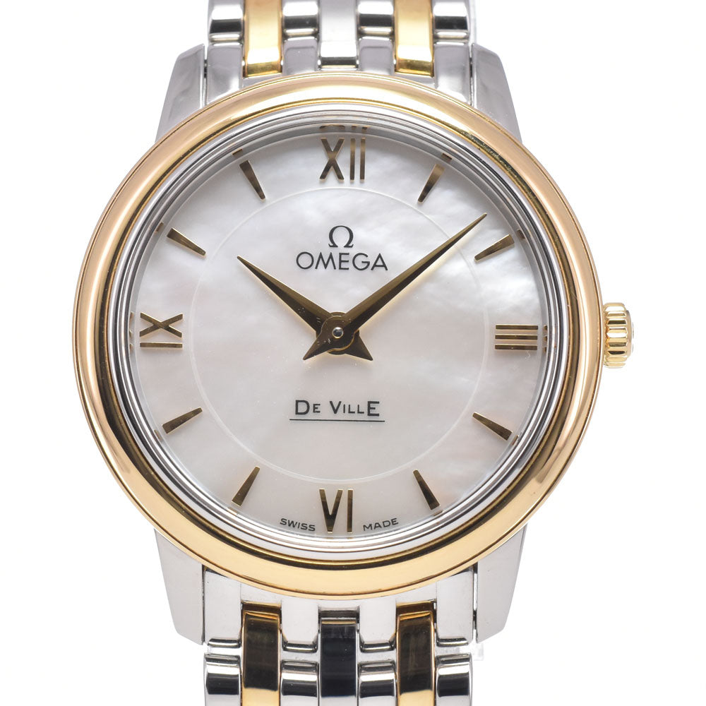 with paper OMEGA De Ville Prestige 424.20.27.60.05.001 White shell Dial Quartz Ladies
 Watch D#149782