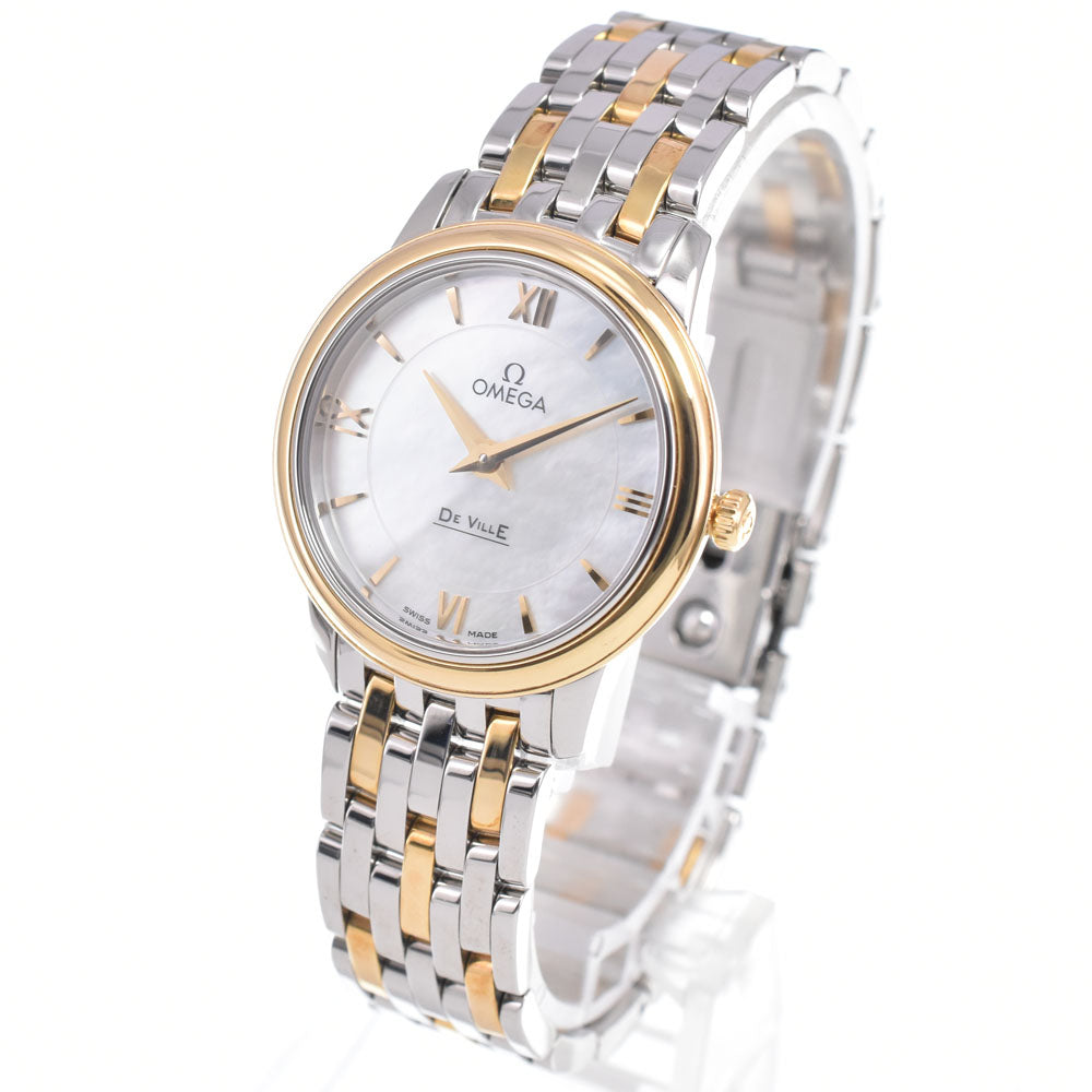 with paper OMEGA De Ville Prestige 424.20.27.60.05.001 White shell Dial Quartz Ladies
 Watch D#149782