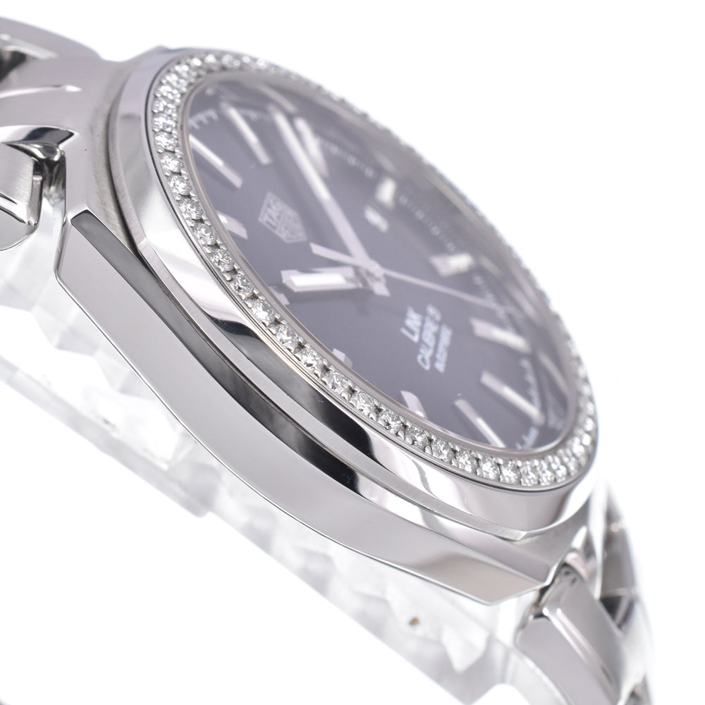 TAG HEUER Link caliber 5 WBC2113 Diamond Bezel blue Dial Automatic Men's
 Watch D#149785