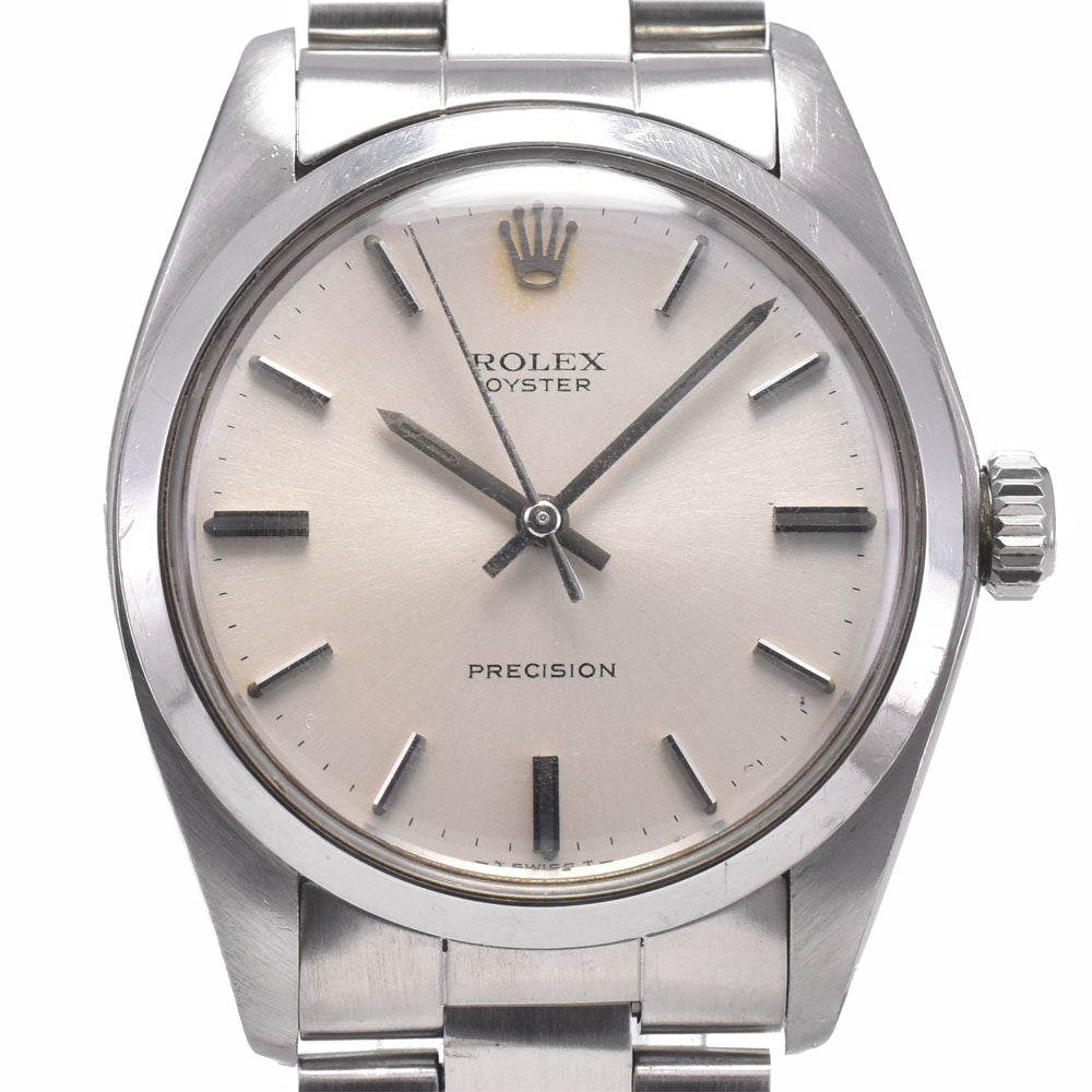 ROLEX Oyster Precision 6426 vintage Cal.1225 Silver Dial Hand Winding Men's
 Watch D#149789