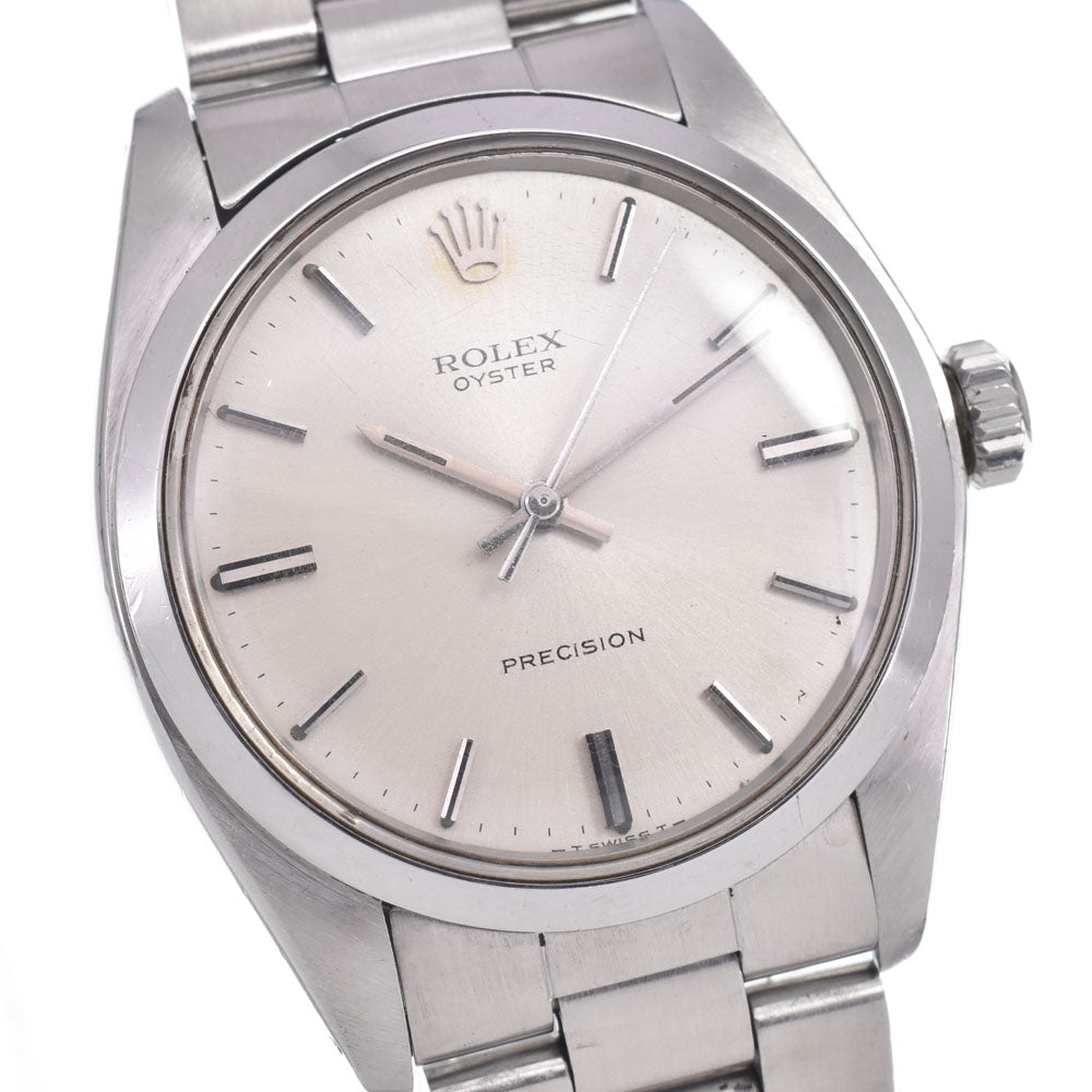 ROLEX Oyster Precision 6426 vintage Cal.1225 Silver Dial Hand Winding Men's
 Watch D#149789