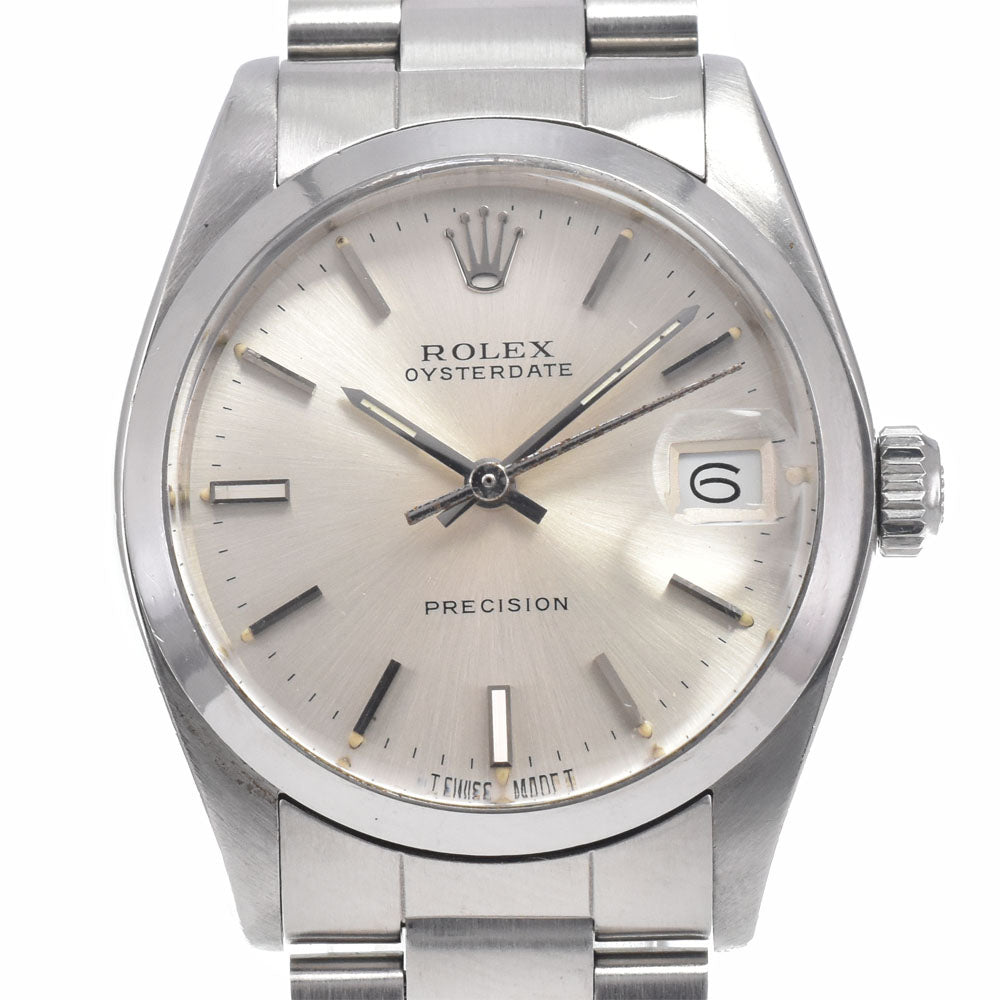 ROLEX Oyster Date 6466 vintage Cal.1225 Silver Dial Hand Winding Unisex
 Watch E#149790
