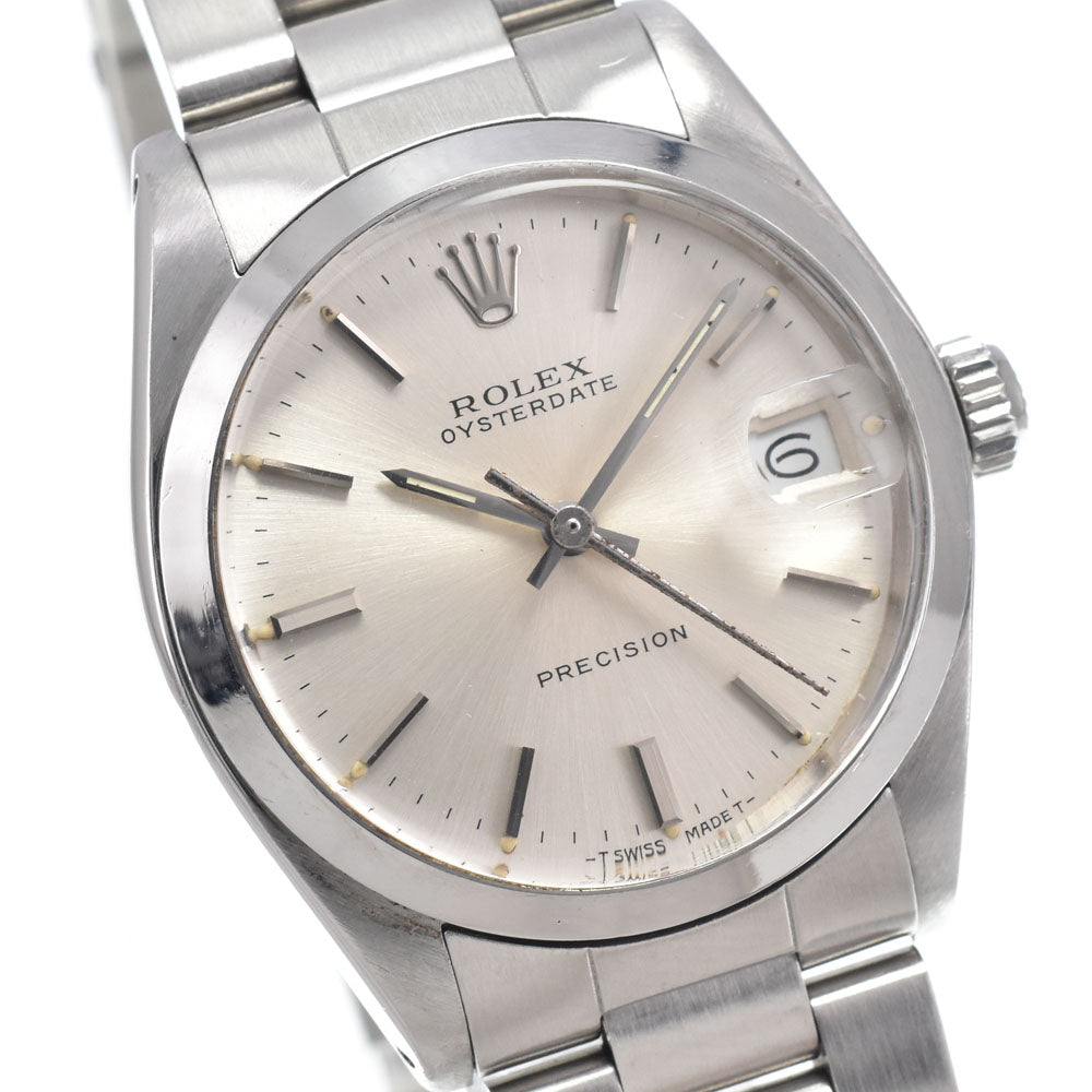 ROLEX Oyster Date 6466 vintage Cal.1225 Silver Dial Hand Winding Unisex
 Watch E#149790