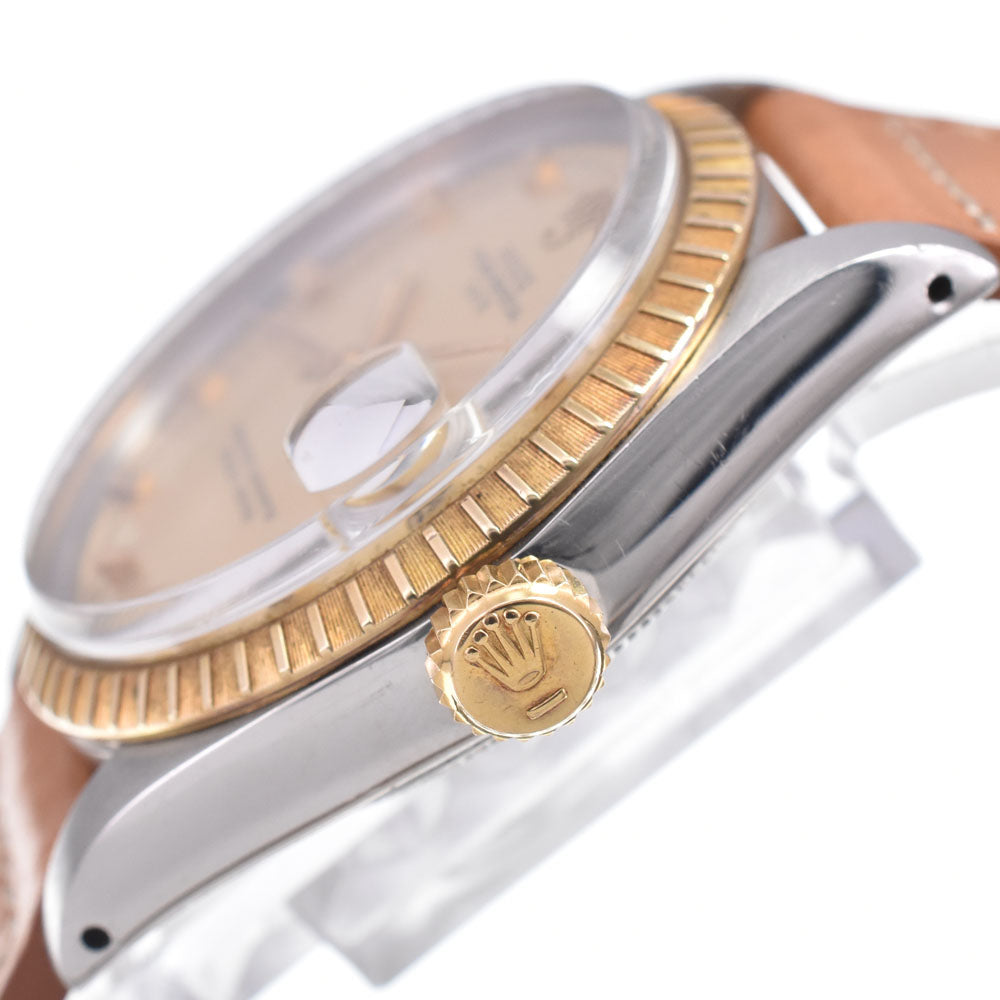 ROLEX Oyster Perpetual Date 1505 vintage Cal.1570 gold Dial Automatic Men's
 Watch D#149791