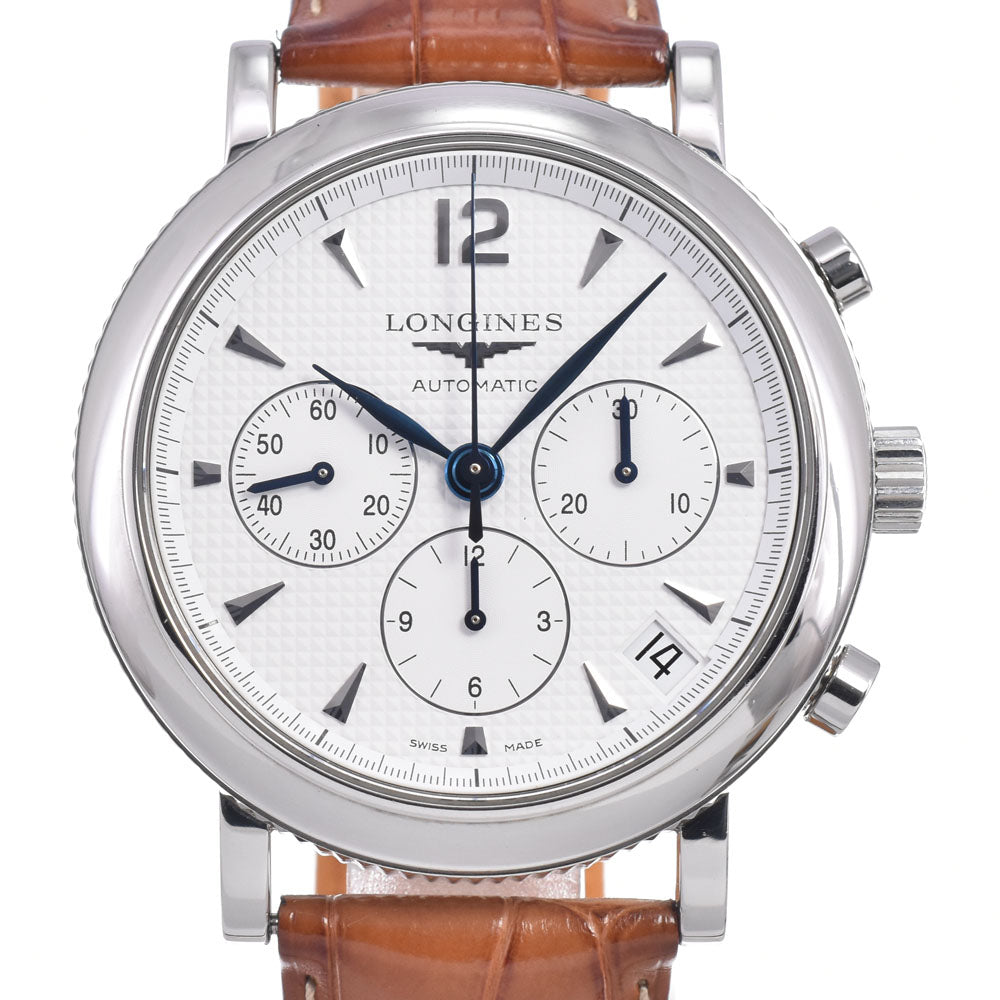 LONGINES Conquest Heritage L2.704.4 Chronograph white Dial Automatic Men's
 Watch D#149796