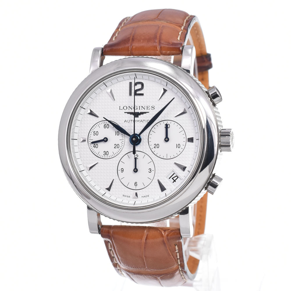 LONGINES Conquest Heritage L2.704.4 Chronograph white Dial Automatic Men's
 Watch D#149796