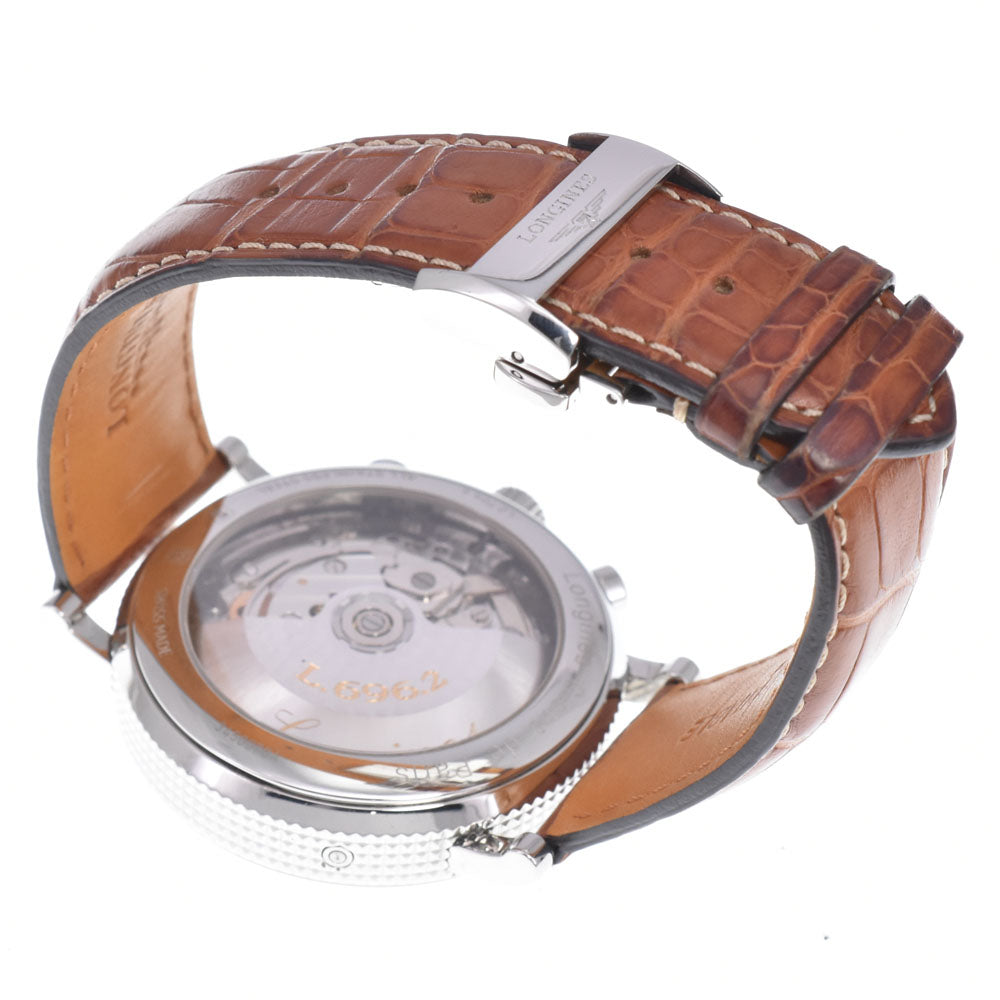 LONGINES Conquest Heritage L2.704.4 Chronograph white Dial Automatic Men's
 Watch D#149796