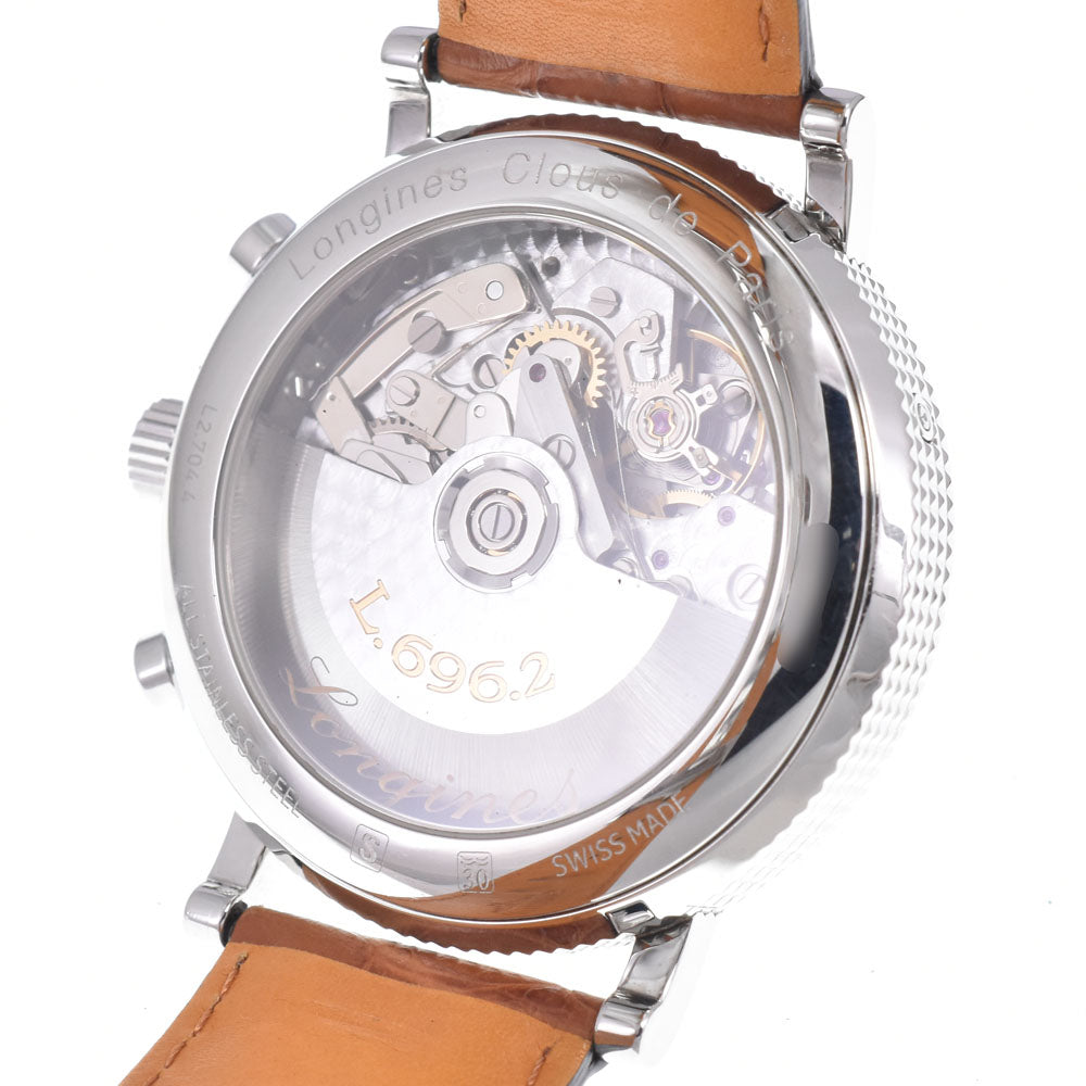 LONGINES Conquest Heritage L2.704.4 Chronograph white Dial Automatic Men's
 Watch D#149796