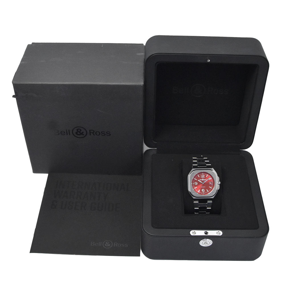 Bell＆Ross BR05 BR05A-R-ST/SST Date Red Dial Automatic Men's
 Watch C#149797