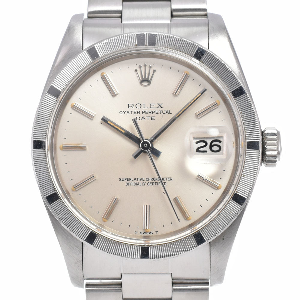 ROLEX Oyster perpetual date 1501 vintage Cal.1570 Silver Dial Automatic Men's
 Watch E#149800