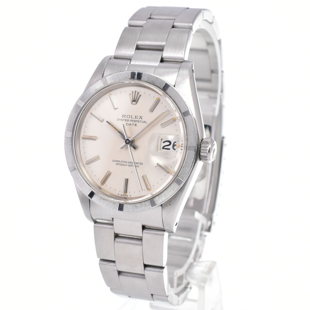 ROLEX Oyster perpetual date 1501 vintage Cal.1570 Silver Dial Automatic Men's
 Watch E#149800