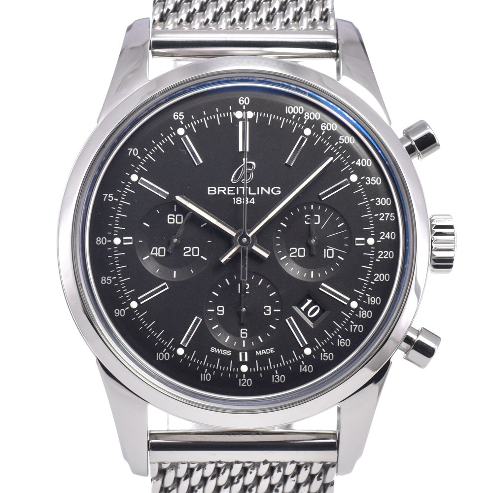 with paper BREITLING Transocean AB015212/BA99 Chronograph black Dial Automatic Men's
 Watch C#149802