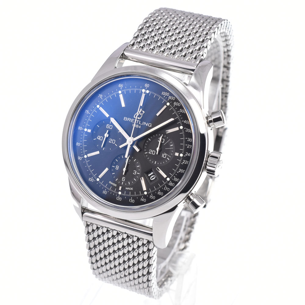 with paper BREITLING Transocean AB015212/BA99 Chronograph black Dial Automatic Men's
 Watch C#149802