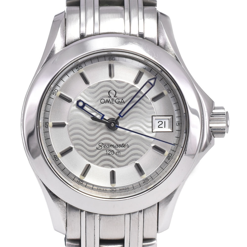OMEGA Seamaster 120M 2571.31 Date Silver Dial Quartz Ladies
 Watch D#149803