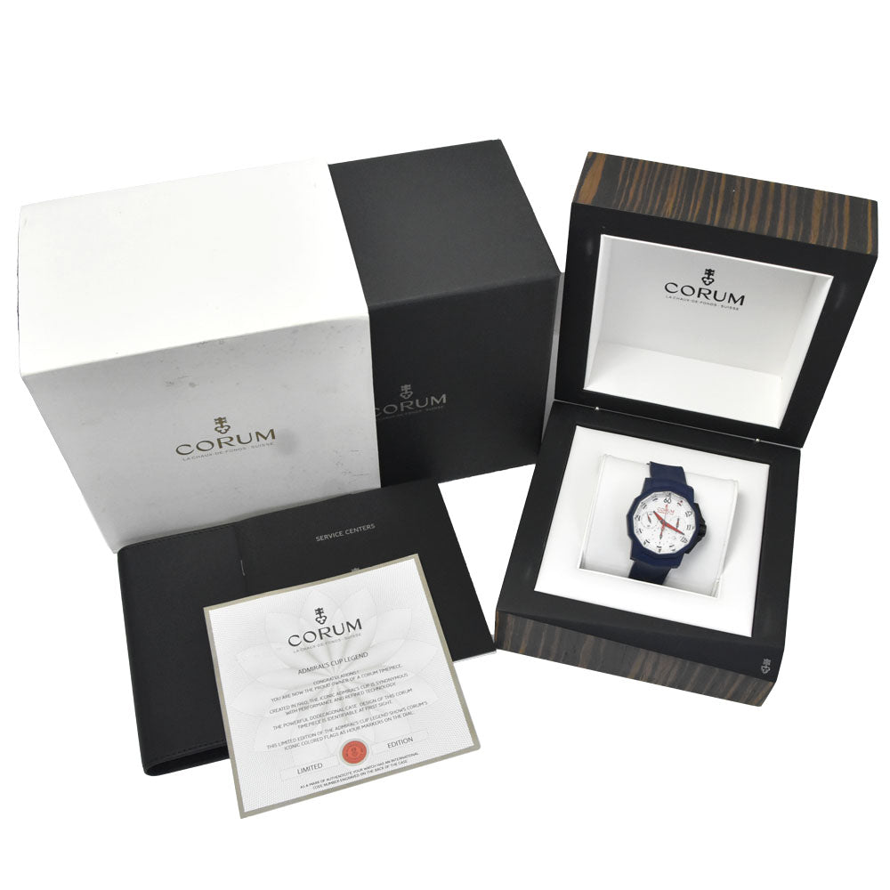 CORUM Admiral's Cup Challenger 44 753.807.02/F373 Limited to 18 bottles white Dial Automatic Men's
 Watch C#149804