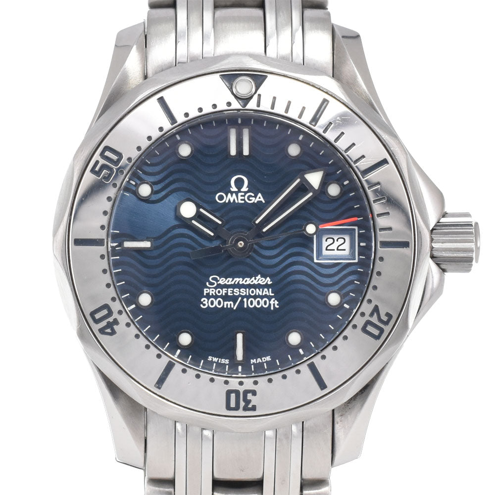 OMEGA Seamaster 300M 2582.80 blue Dial Quartz Ladies
 Watch I#149805