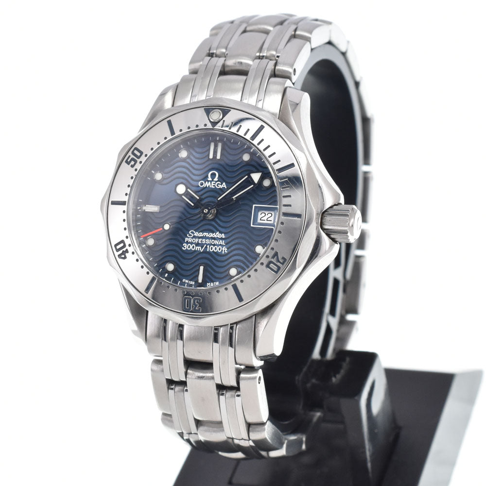 OMEGA Seamaster 300M 2582.80 blue Dial Quartz Ladies
 Watch I#149805