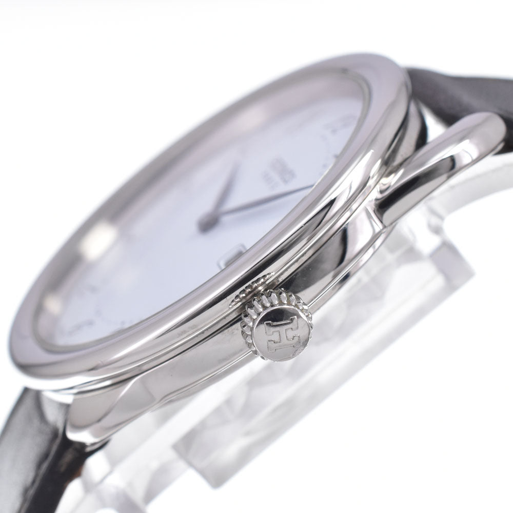 HERMES Arceau AR5.710 Date white Dial Quartz Men's
 Watch D#149807