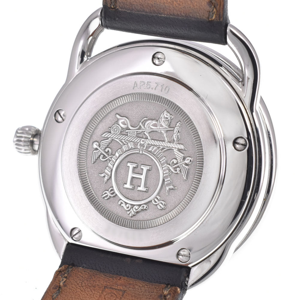 HERMES Arceau AR5.710 Date white Dial Quartz Men's
 Watch D#149807