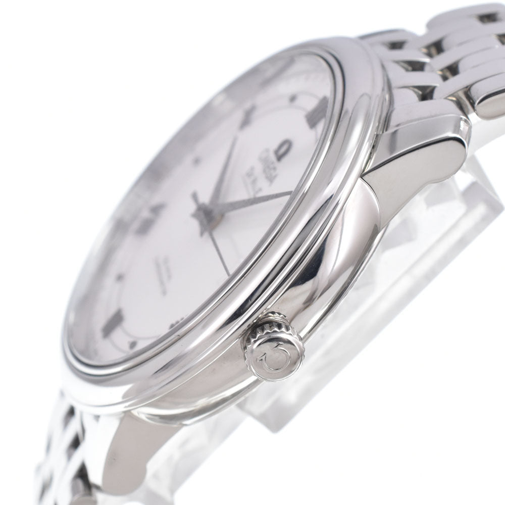 with paper OMEGA De Ville Prestige 424.10.37.20.04.001 Date CO-AXIAL white Dial Automatic Men's
 Watch D#149808