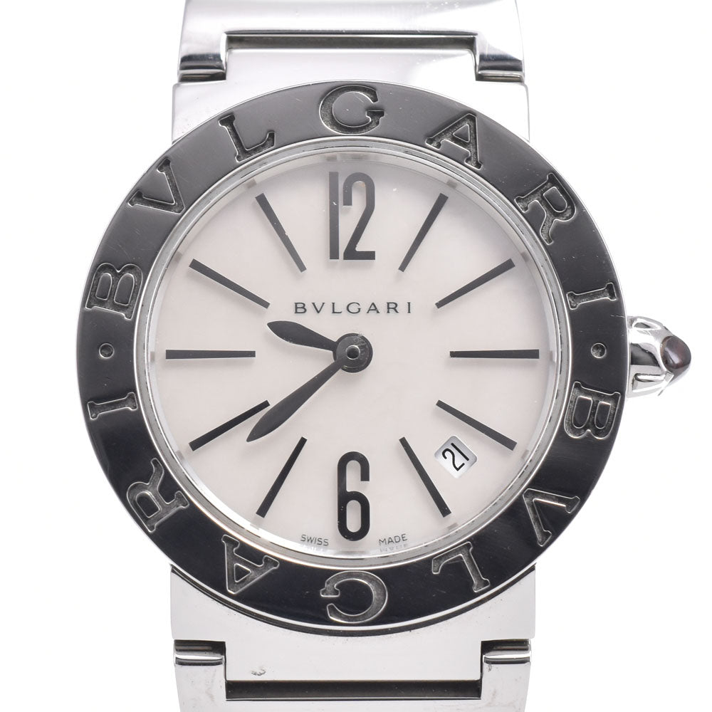 with paper BVLGARI Bvlgari Bvlgari BBL26S Date White shell Dial Quartz Ladies
 Watch E#149809