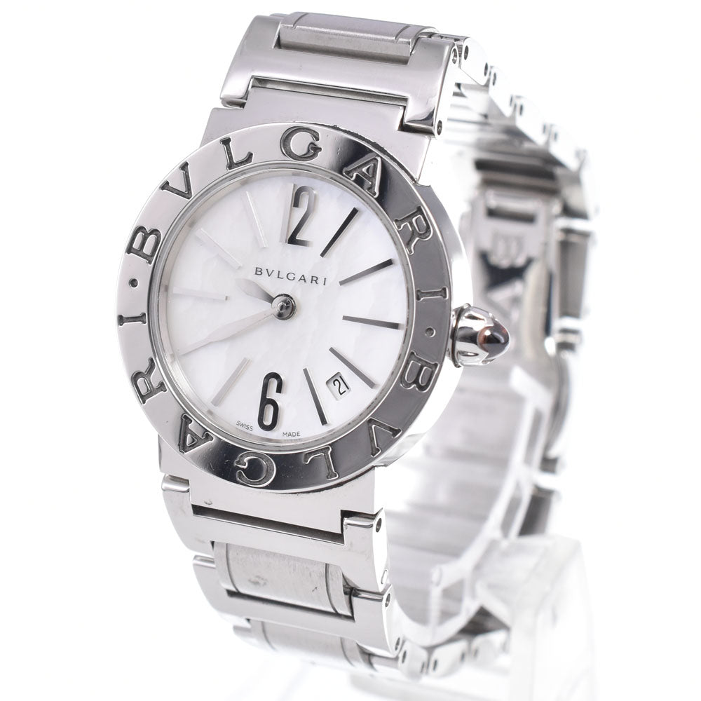 with paper BVLGARI Bvlgari Bvlgari BBL26S Date White shell Dial Quartz Ladies
 Watch E#149809