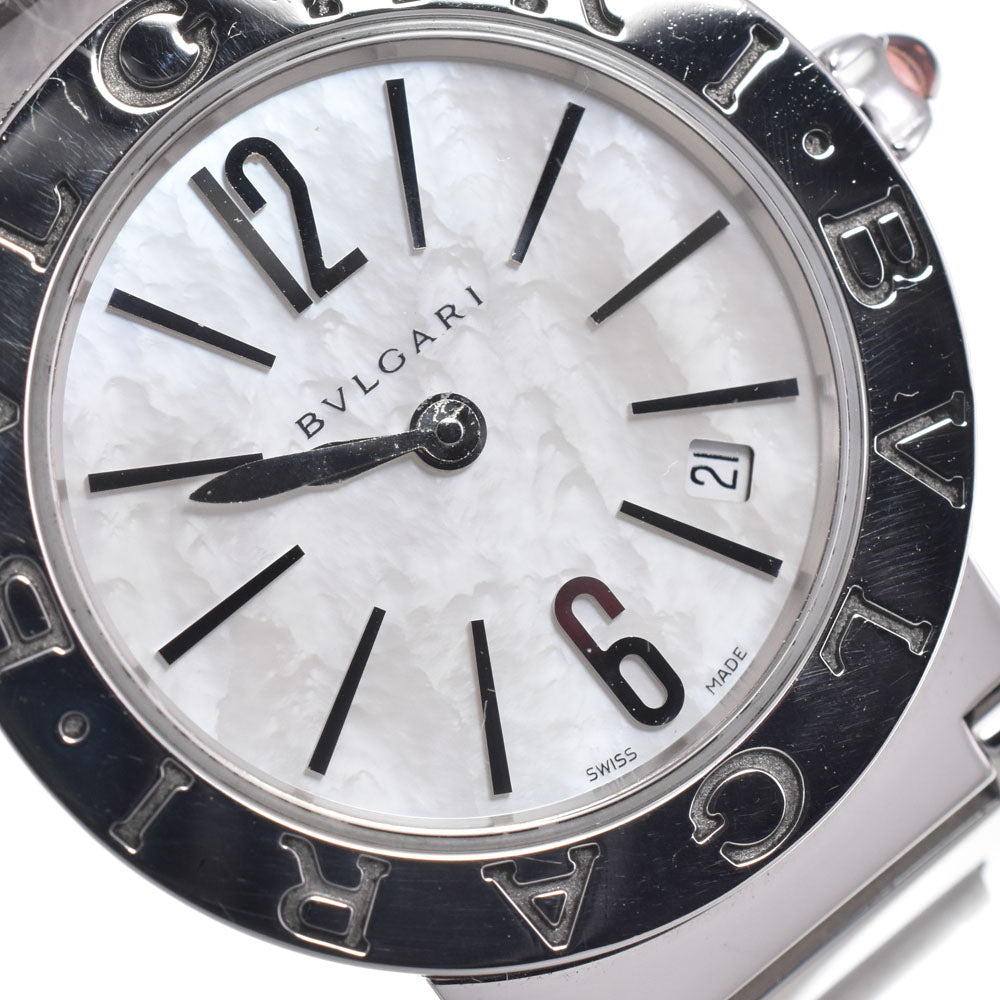 with paper BVLGARI Bvlgari Bvlgari BBL26S Date White shell Dial Quartz Ladies
 Watch E#149809