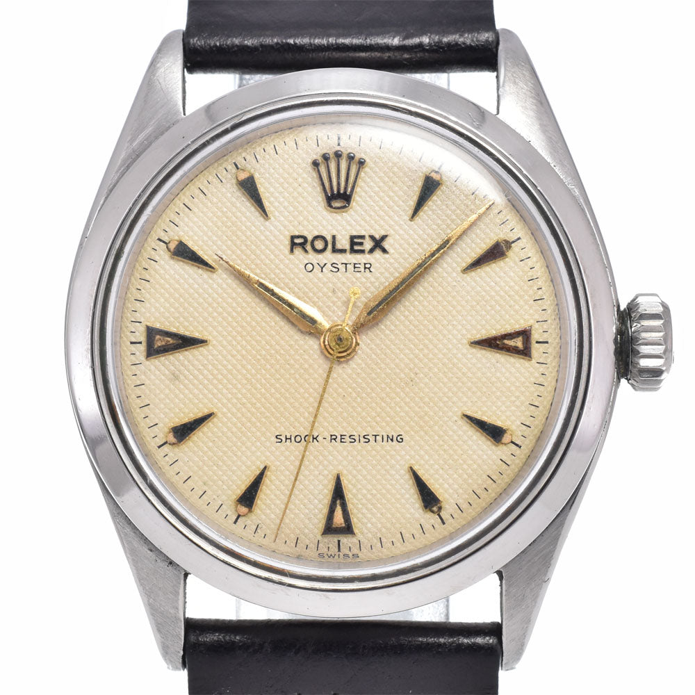 ROLEX Oyster 6480 vintage Cal.1210 Ivory Dial Hand Winding Men's
 Watch E#149811