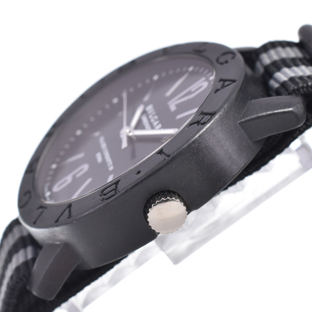 BVLGARI Bulgari Bulgari BB40CL Date Carbon black Dial Automatic Men's
 Watch D#149812